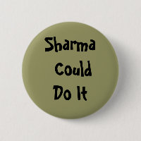 Sharma kan het rockbeklimmende Button doen