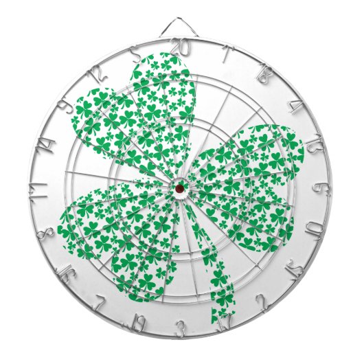 Sharmocks voor St Patrick's Day Dartbord (Voorkant)