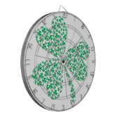 Sharmocks voor St Patrick's Day Dartbord (Voorkant Links)