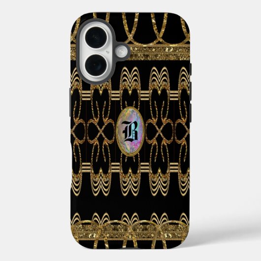 Sharnerborge  VI Girly Monogram Case-Mate iPhone Case (Achterkant)