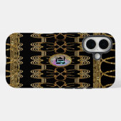 Sharnerborge  VI Girly Monogram Case-Mate iPhone Case (Achterkant (horizontaal))