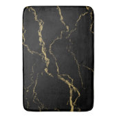 Sharp Black en Gold Marble Badmat (Voorkant Verticaal)