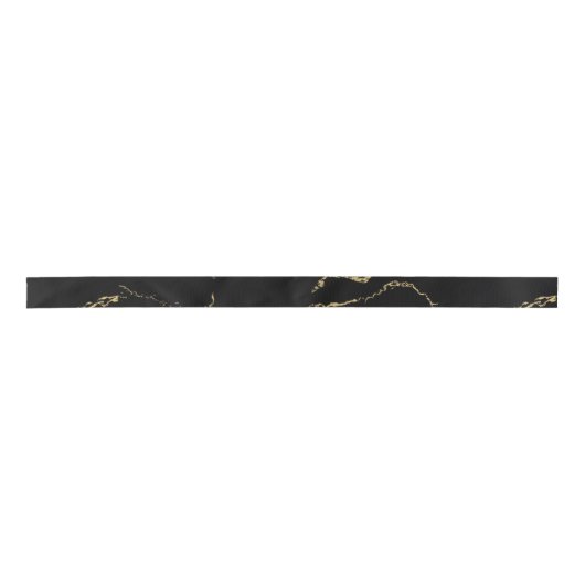 Sharp Black en Gold Marble Lint (Voorkant)