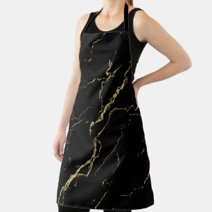 Sharp Black en Gold Marble Schort
