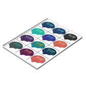 SHARP Carnet spirale multicolores cerveaux (Côté gauche)