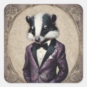Sharp Dressed Skunk Sticker Sheet (Voorkant)