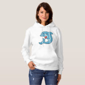 Sharp in Poker met Poker-kaarten Hoodie (Voorkant volledig)