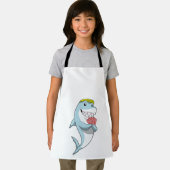 Sharp in Poker met Poker-kaarten Schort (Insitu)