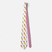 Sharp Jaune #2 Pencil Enseignant Cravate d'enseign (Devant)