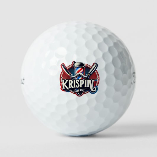 Sharp Logo voor Barbers Golfballen (Voorkant)