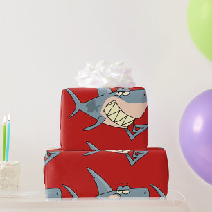 Sharp met behulp van een tandrappend glanzend omsl cadeaupapier