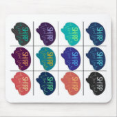 SHARP Multi-color Muismat (Voorkant)