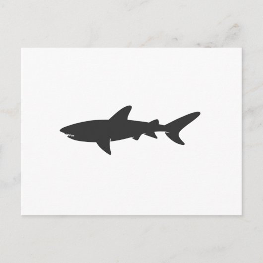 Sharp silhouet - Kies achtergrondkleur Briefkaart (Voorkant)