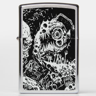 Sharp Teeth Nightmare, Black en White