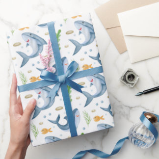 Sharp under the Zee White Gift Wrapping Paper Cadeaupapier