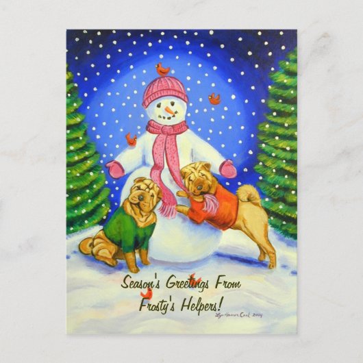 SharPei Briefkaarten (Voorkant)