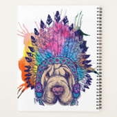 Sharpei Native American Indian Chief Planner (Achterkant)