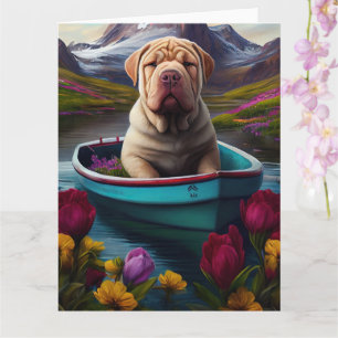 Sharpei op een peddel: Een Schilderachtig avontuur Kaart