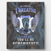 Sharpei Tant que je respire Plaque commémorative (Devant)