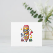 Sharpened & Smiling – Back to School Flat Card (Staand voorkant)