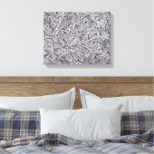 Sharpie Graffiti Canvas Afdruk (Insitu (Slaapkamer))