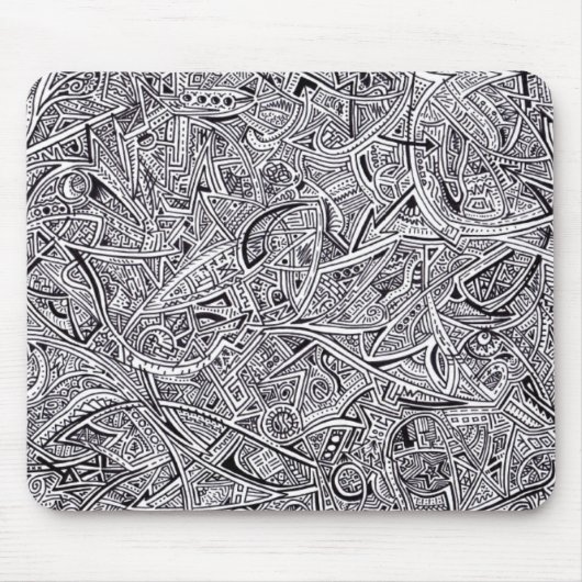 Sharpie Graffiti Mousepad Muismat (Voorkant)