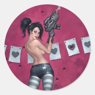 Sharpschutter Ronde Sticker