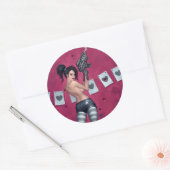 Sharpschutter Ronde Sticker (Envelop)