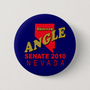 Sharron Angle for Senate Tshirts, Buttonnen Ronde Button 5,7 Cm