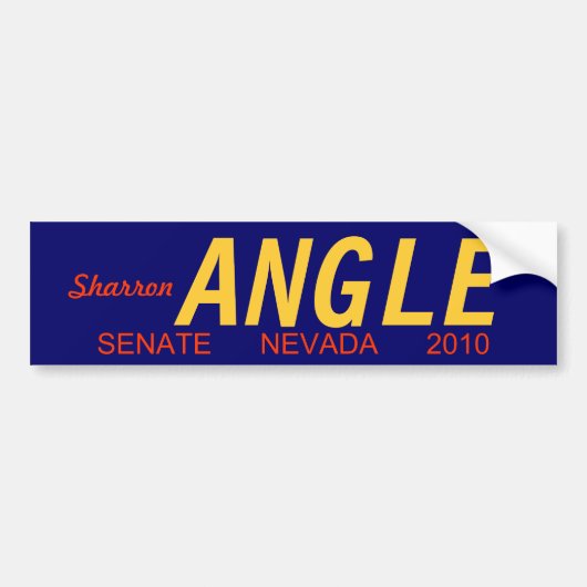 Sharron Angle voor Senaat uit Nevada Bumpersticker (Voorkant)