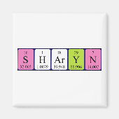 Sharyn periodieke lijstnaam magnet magneet (Voorkant)