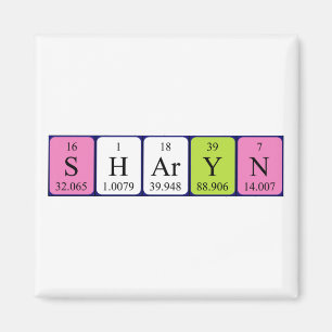 Sharyn periodieke lijstnaam magnet magneet