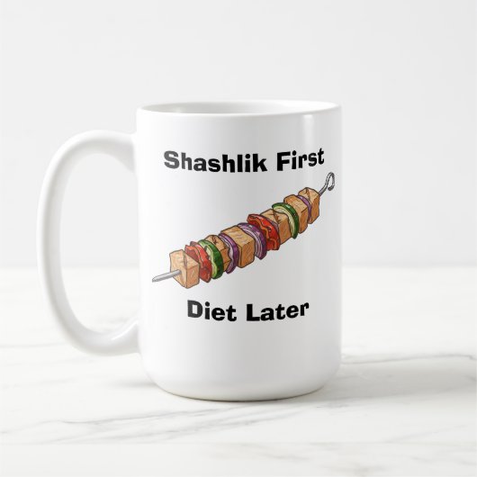 Shashlik Koffiemok (Links)