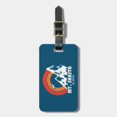 Shasta California Sun Eagle Bagagelabel (Voorkant verticaal)