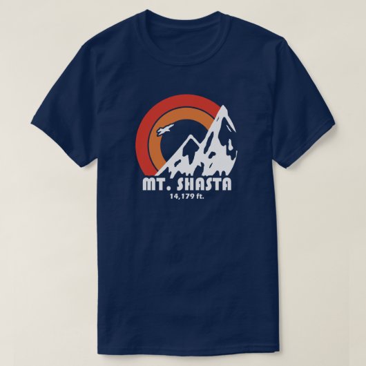 Shasta California Sun Eagle T-shirt (Design voorkant)