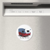 Shasta Camper - Rood Magneet (Insitu (Vaatwasser))