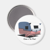 Shasta  Camper RV - Roze Magneet (Voorkant / Achterkant)