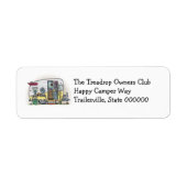 Shasta Camper Trailer RV Etiket (Voorkant)