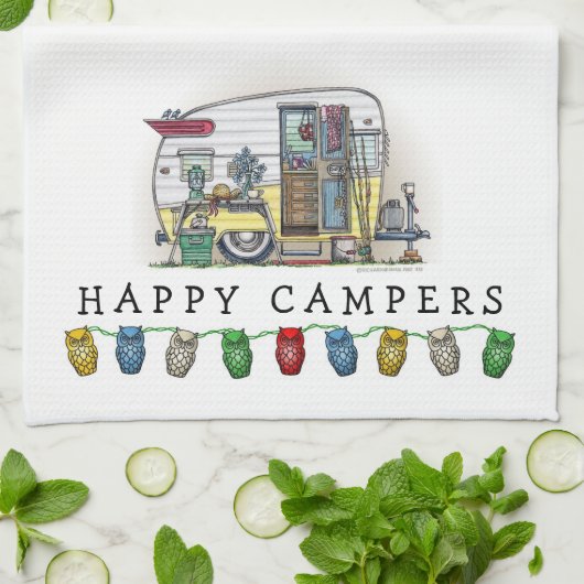 Shasta Camper Trailer RV Theedoek (Gevouwen)