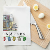 Shasta Camper Trailer RV Theedoek (Quarter Fold)