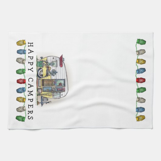 Shasta Camper Trailer RV Theedoek (Horizontaal)