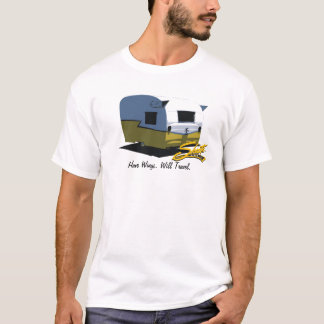 Shasta Camper Travel Yellow T-shirt