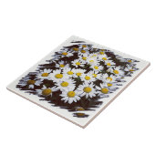 Shasta Daisies-foto Tegeltje (Zijkant)