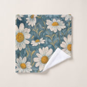 Shasta Daisy Art Nouveau (Gant de toilette)