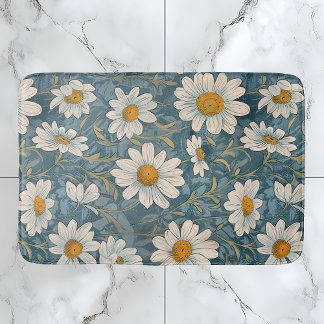 Shasta Daisy Art Nouveau Badmat