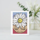 Shasta Daisy Briefkaart (Staand voorkant)