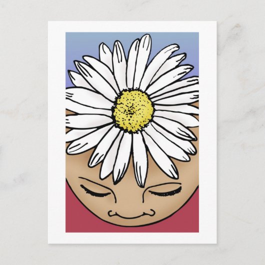 Shasta Daisy Briefkaart (Voorkant)