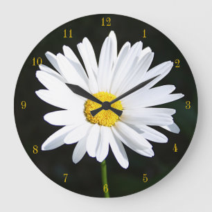 Shasta Daisy Clock Grote Klok