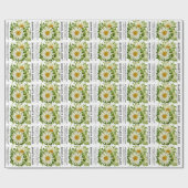 Shasta Daisy  Seed Packet Cadeaupapier (Vlak)