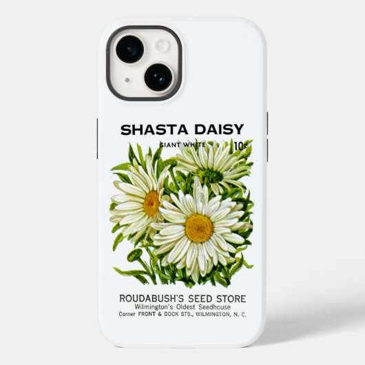 Shasta Daisy Seed Packet Hoesje-Mate iPhone Case-Mate iPhone Case (Achterkant)